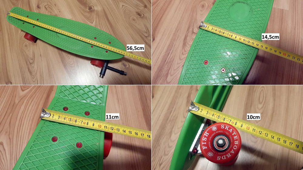 Deskorolka FISH SKATEBOARDS! Oryginalna, mało używana. OKAZJA! +gratis