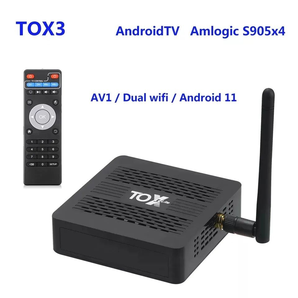 ТВ Приставки Android АТV TOX3, Tanix, Vontar, T95, 2/16 і 4/32 SlimBox