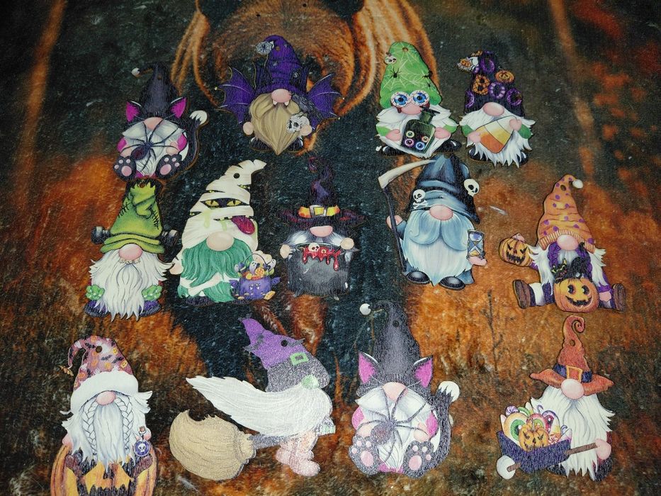 Dekoracyjne zawieszki Krasnal Halloween