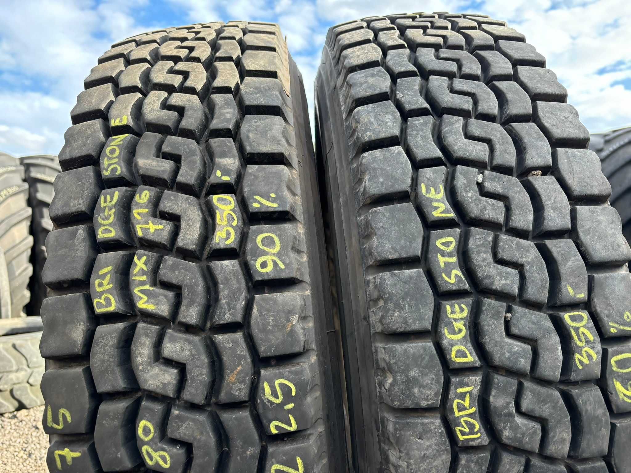 Opona Opony Ciężarowe 275/80R22.5 BRIDGESTONE V-STEEL 2019R (90%) CAŁE