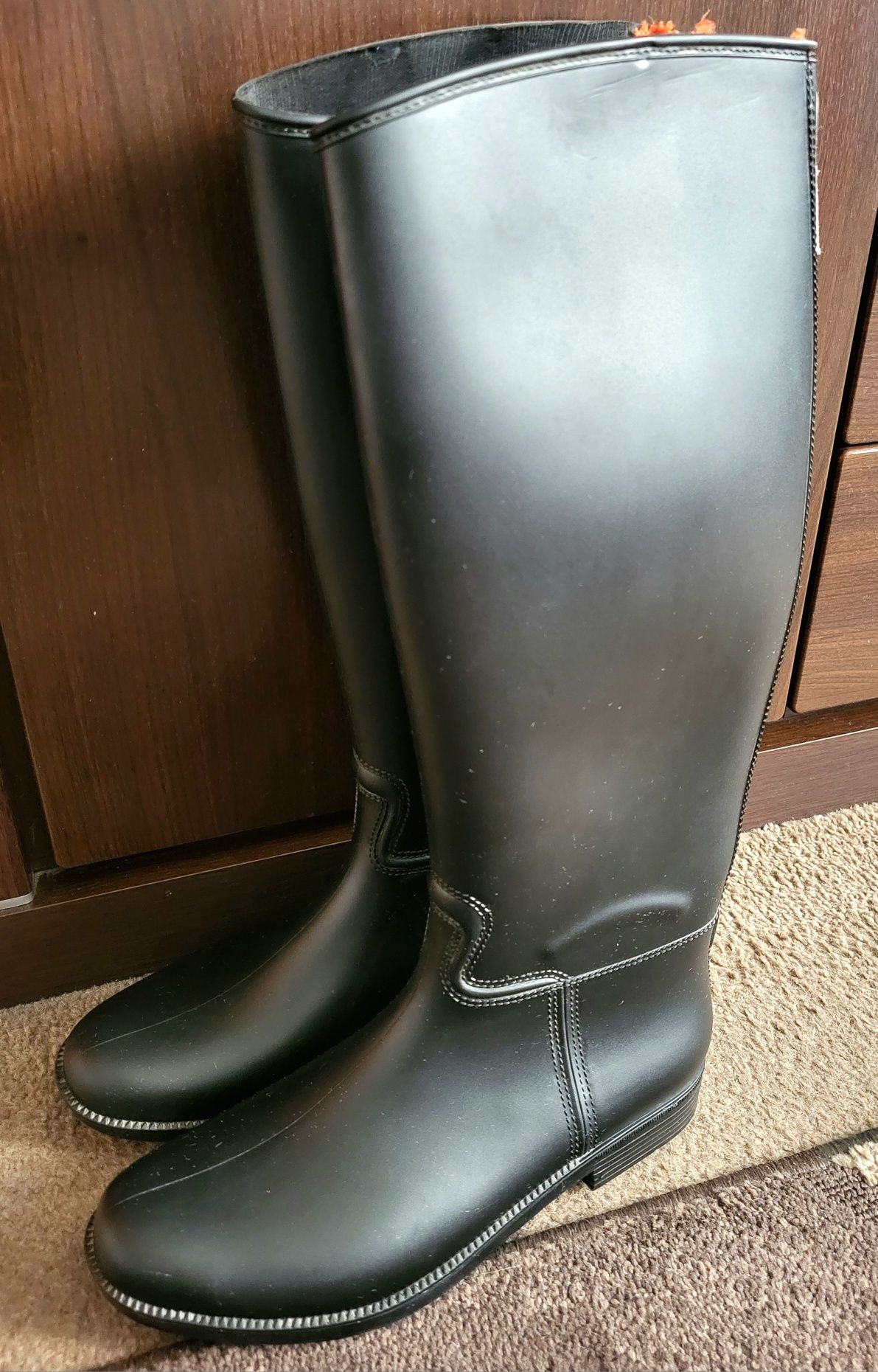 Buty oficerki jeździeckie