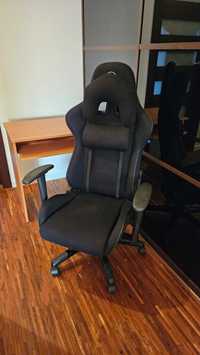 Fotel gamingowy Czarny  (tkanina) SMG-450