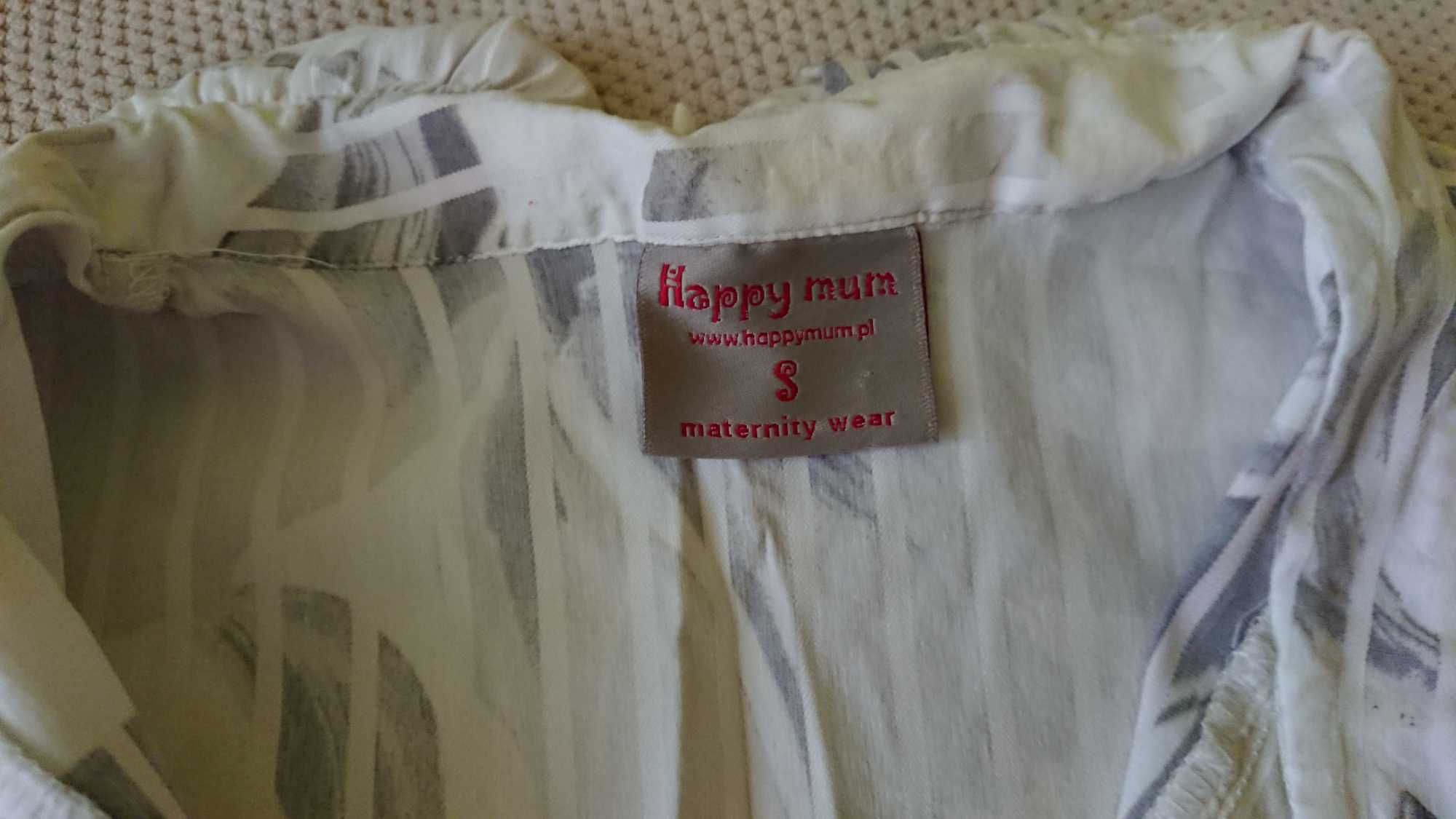 Odzież ciążowa - 3 bluzki z krótkim rękawem firmy Happy mum