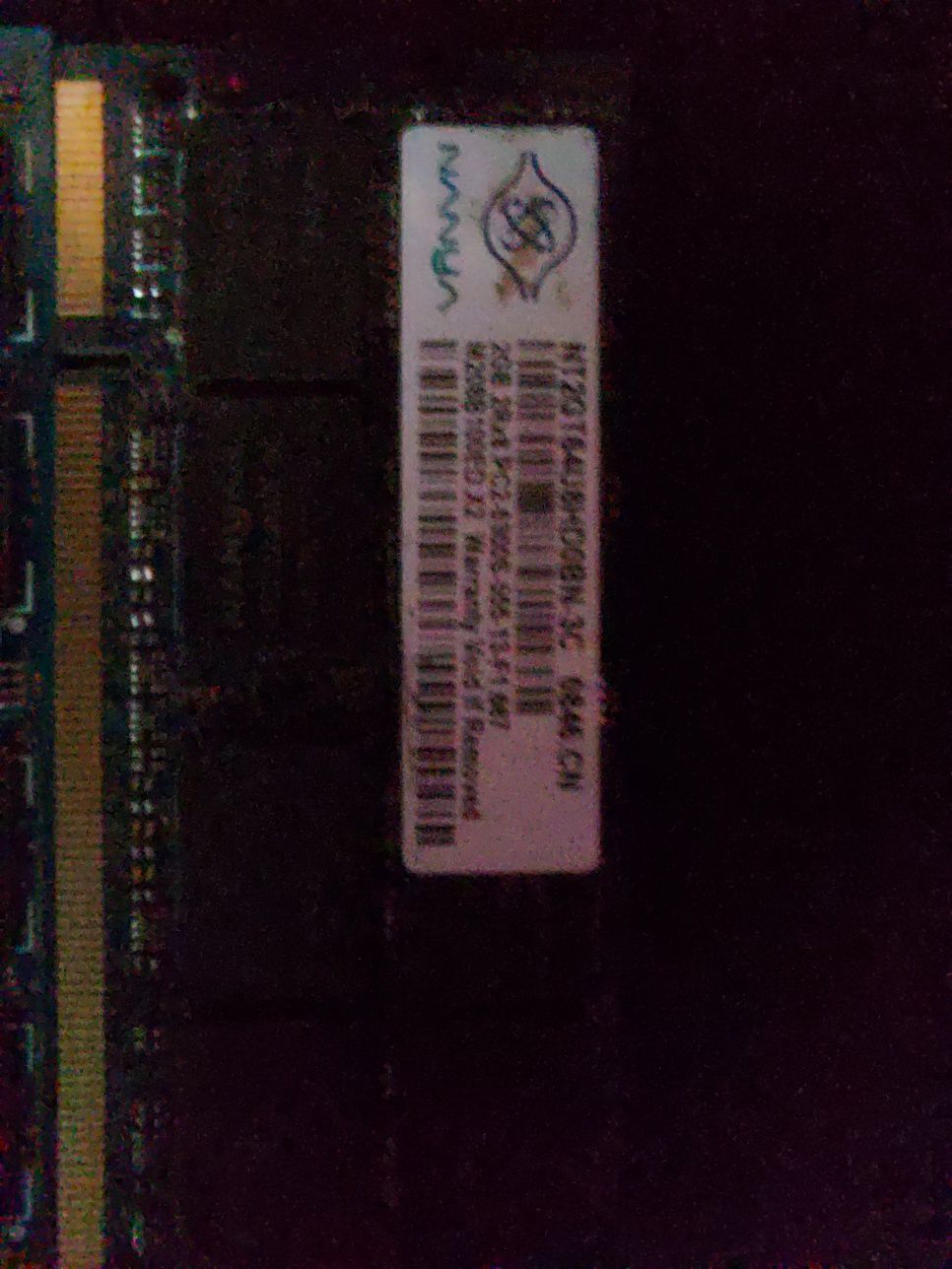 Ram do laptopa 2GB 2Rx8 PC2