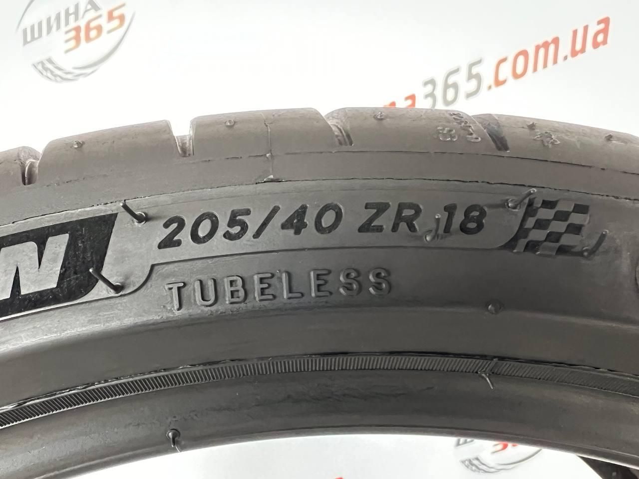 шини бу літо 205/40 r18 michelin pilot sport 4 6mm