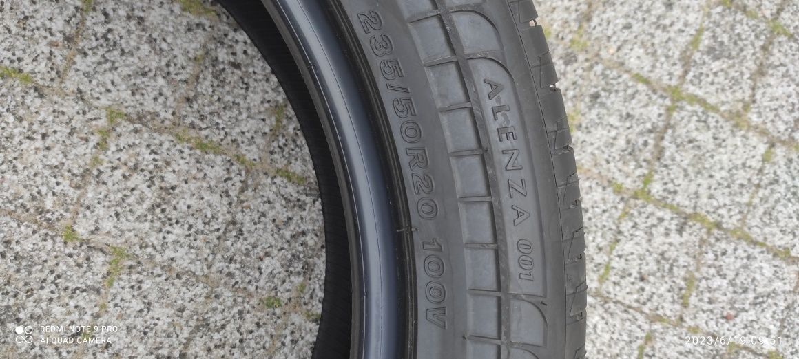 Nowe opony Bridgestone Alenzo 235/50/20