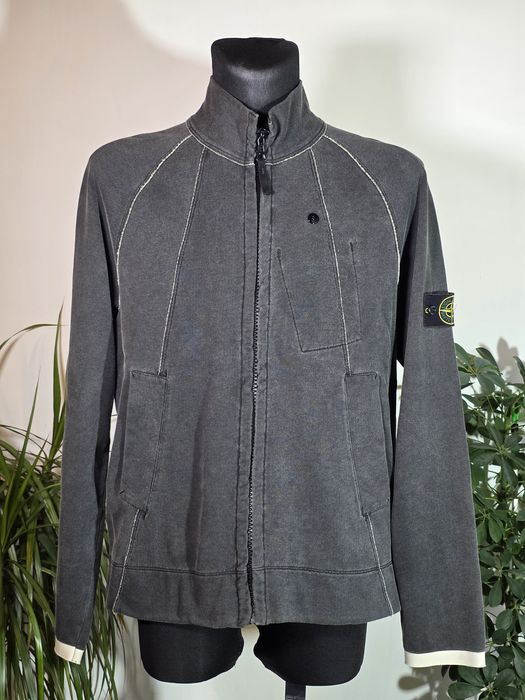 Bluza męska Stone Island Grey SS06 Raw-Seam Fleece Jacket r. L/XL