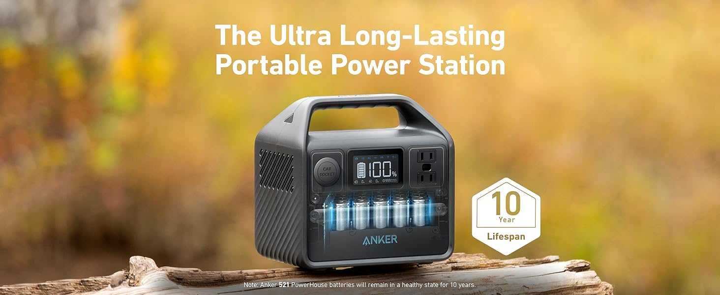 Портативная электростанция Anker 521 US