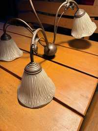 4 lampy lampa pokojowa sprawna działające używane zestaw