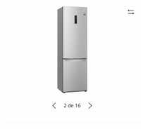 Frigorífico Combinado LG GBB72NSUCN (No Frost - 203 cm - 384 L - Inox)