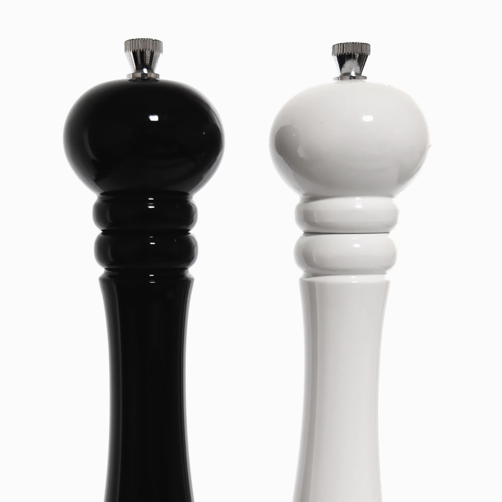 1szt Młynek Drewniany 30 cm | Pieprz lub Sól | Czarny lub Biały