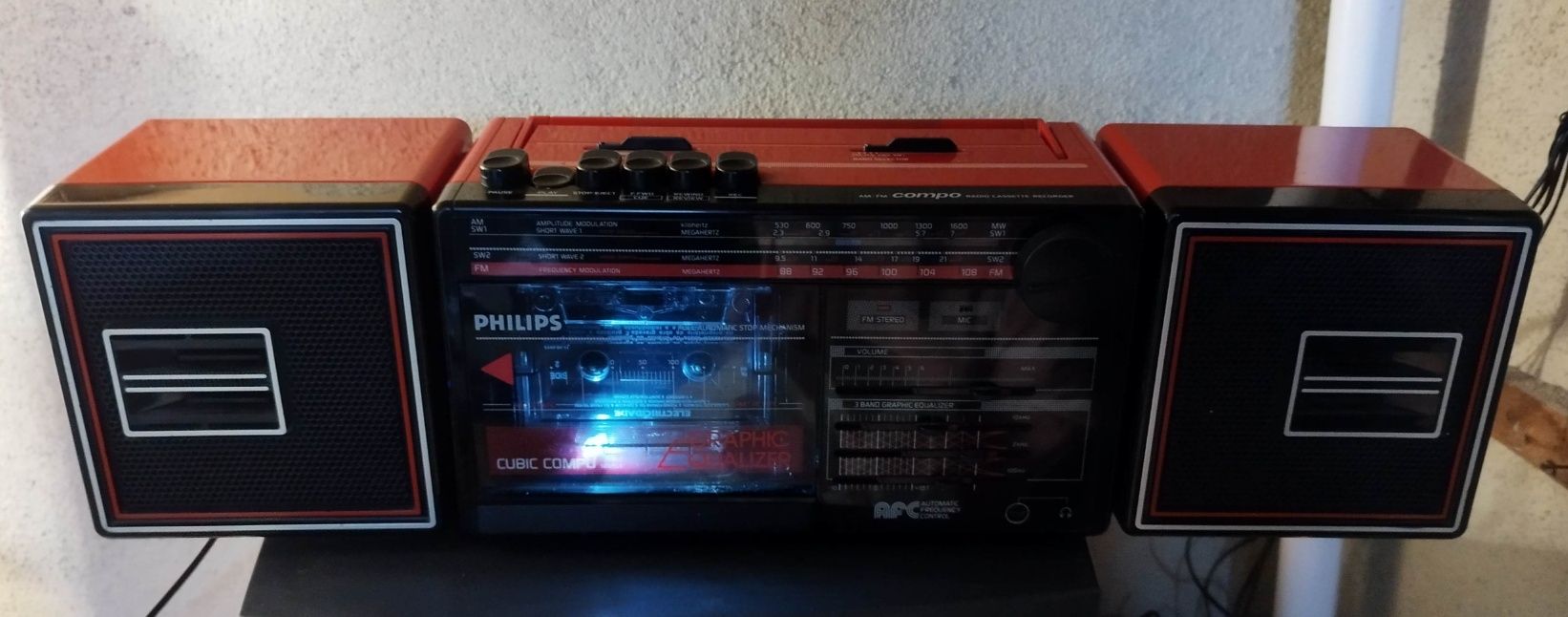 Radio coluna bluetooth boombox