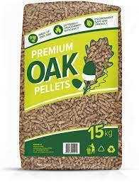 Pellet OAK Premium Certyfikat EN PLUS A1  worek 15 kg.