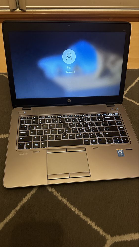 Hp elitebook 840 g2 i5 8/16 gb 14 mat wifi 256ssd podsw klaw nowa bat