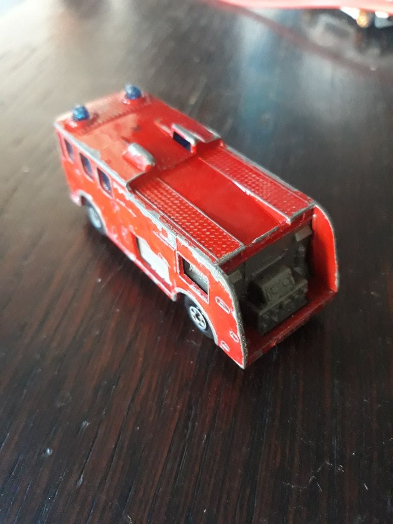 Stary model Straż pożarna firmy Matchbox 1969r.