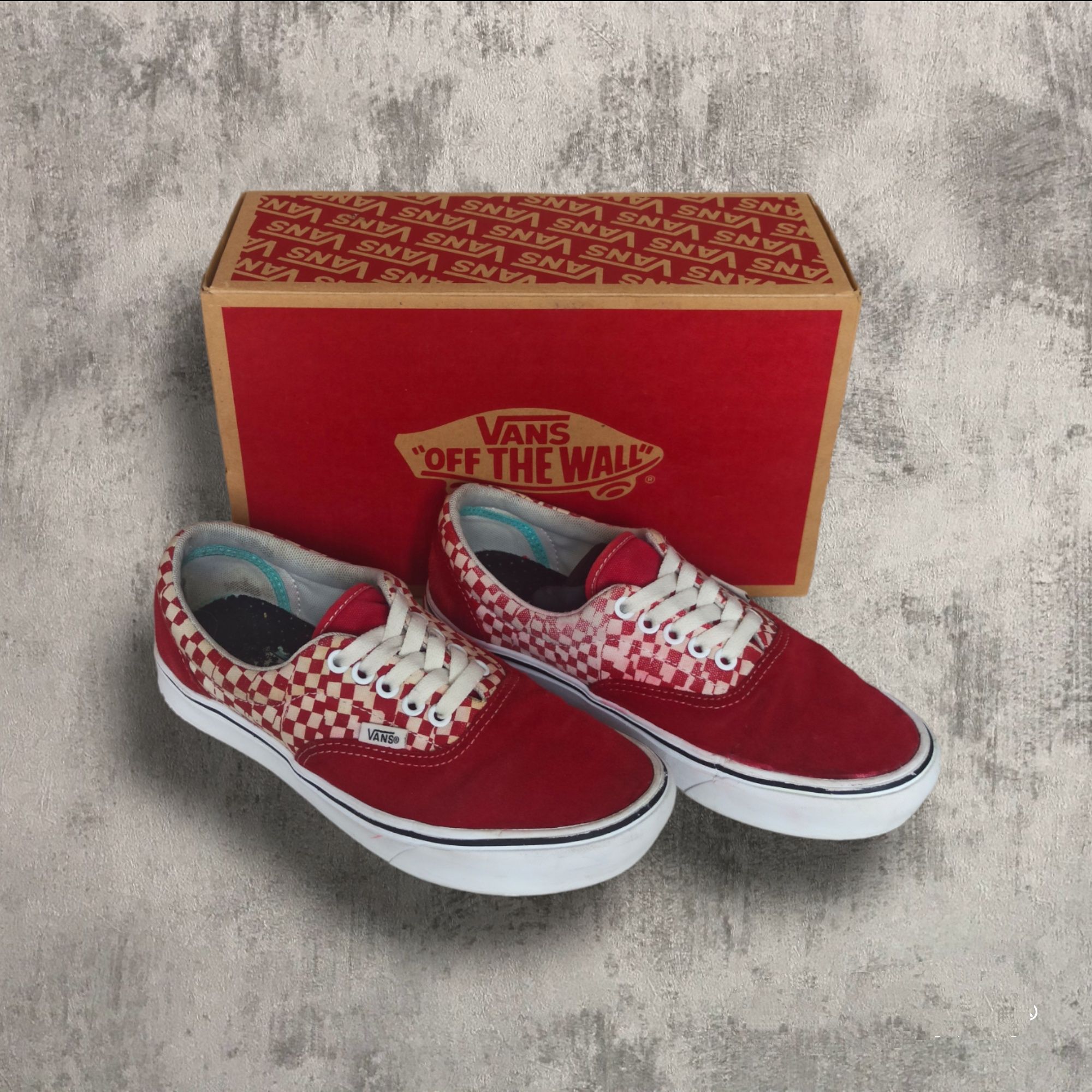 buty Vans czerwone Comfycush Era Rcn