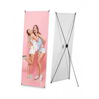 Stojak reklamowy, X-BANNER COMPACT 80X180 cm 6 szt. w komplecie Tanio!