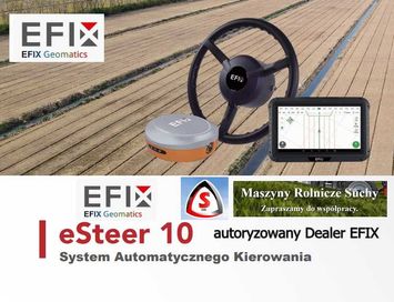 Nawigacja rolnicza EFIX z GPS żyroskop kierownica eSTEER10 RTK 2,5cm