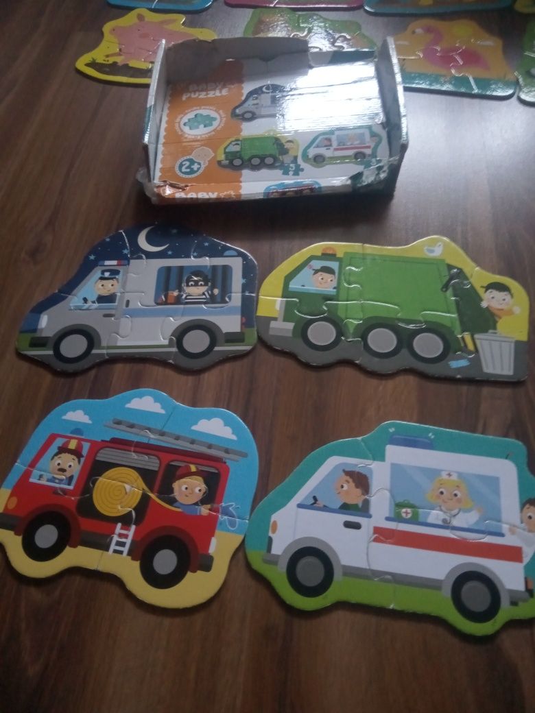 Duże puzzle dla 2 latka