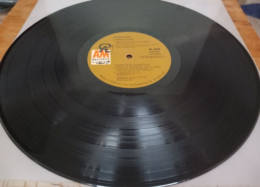 Carpenters Winyl Horizon LP  A&M Rec.Ind VG+