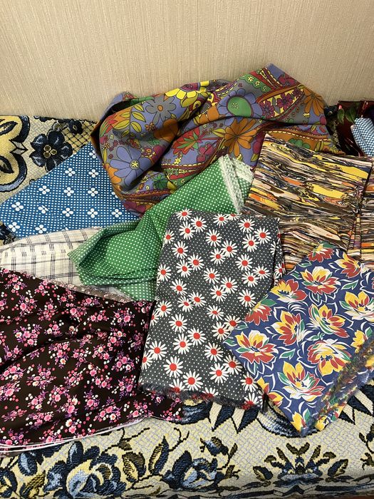 Ткани СССР разный метраж