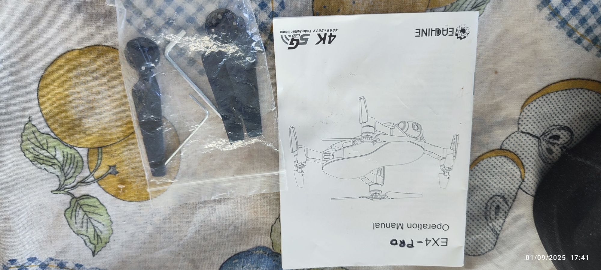 Drone ex4 pro com tudo como novo