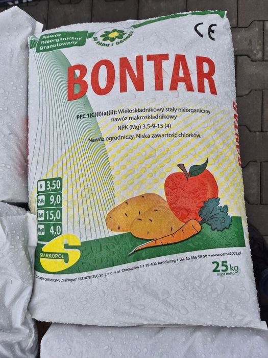 BONTAR wieloskładnikowy nawóz bezchlorkowy pod tytoń jak lubofos