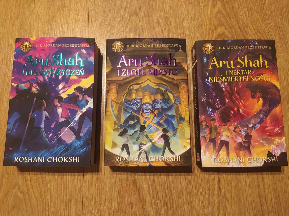 Aru Shah zestaw, Tomy: 3,4,5