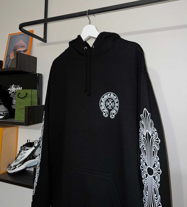 Худі Chrome Hearts чорного кольору