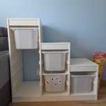 Regał na zabawki z pojemnikami IKEA TROFAST