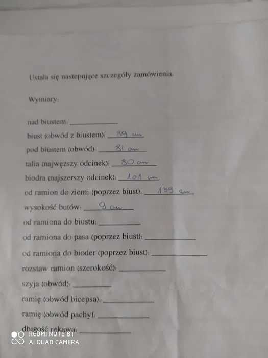 Śliczna suknia ślubna  M/38