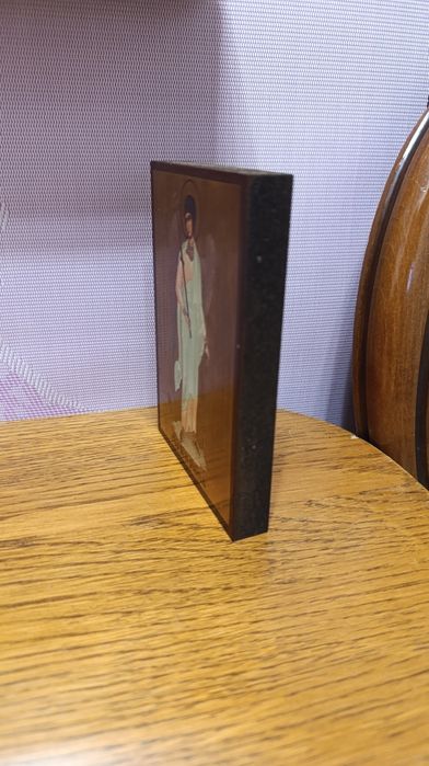 Икона ручная работа из нанесением сусальной позолоты