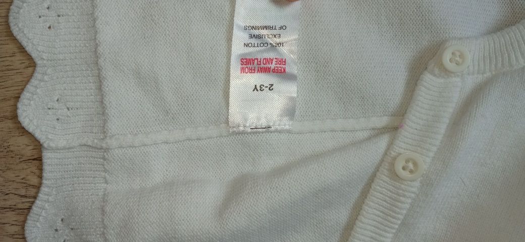 Dwa sweterki rozpinane 92