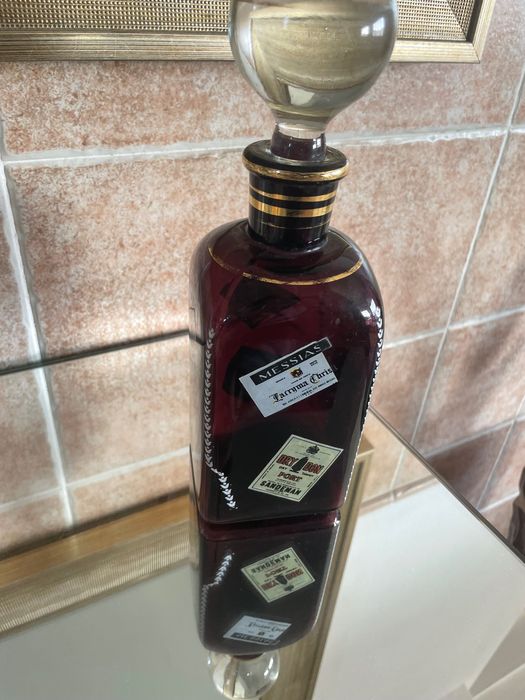 Garrafa vidro antiga