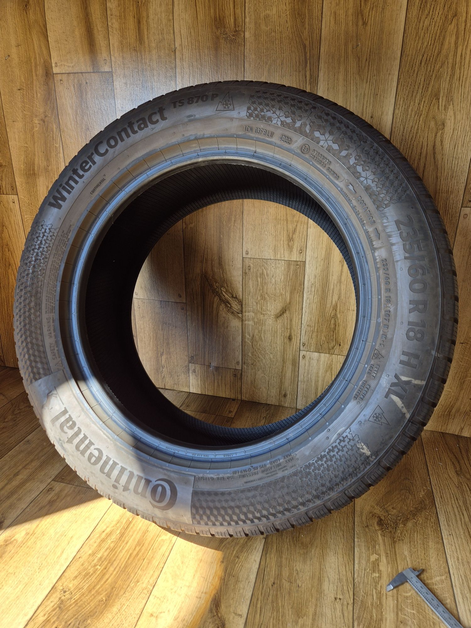 235/60/18 Continental para zima 7,5mm 2022r