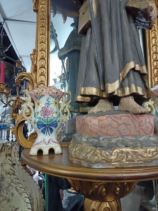 Figura S. Tiago Séc XVIII XIX Madeira Policromada