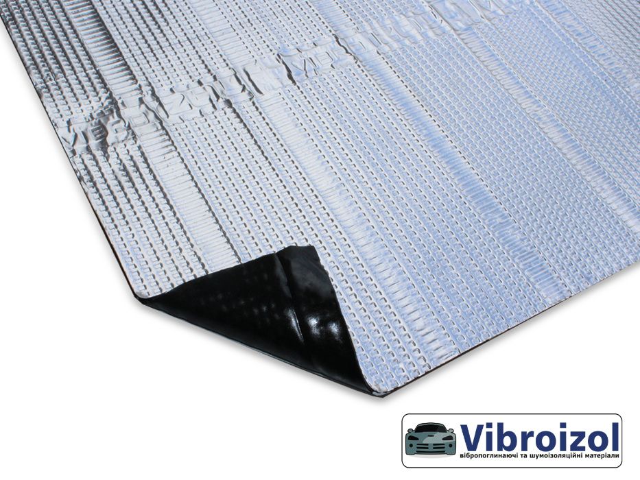 Шумоизоляция, виброизоляция для авто Vibroizol 3мм 500х600мм 70мкм