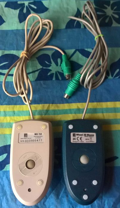 4 myszy komputerowe A4Tech PS/2. Dwie Myszki optyczne+Dwie Kulkowe.