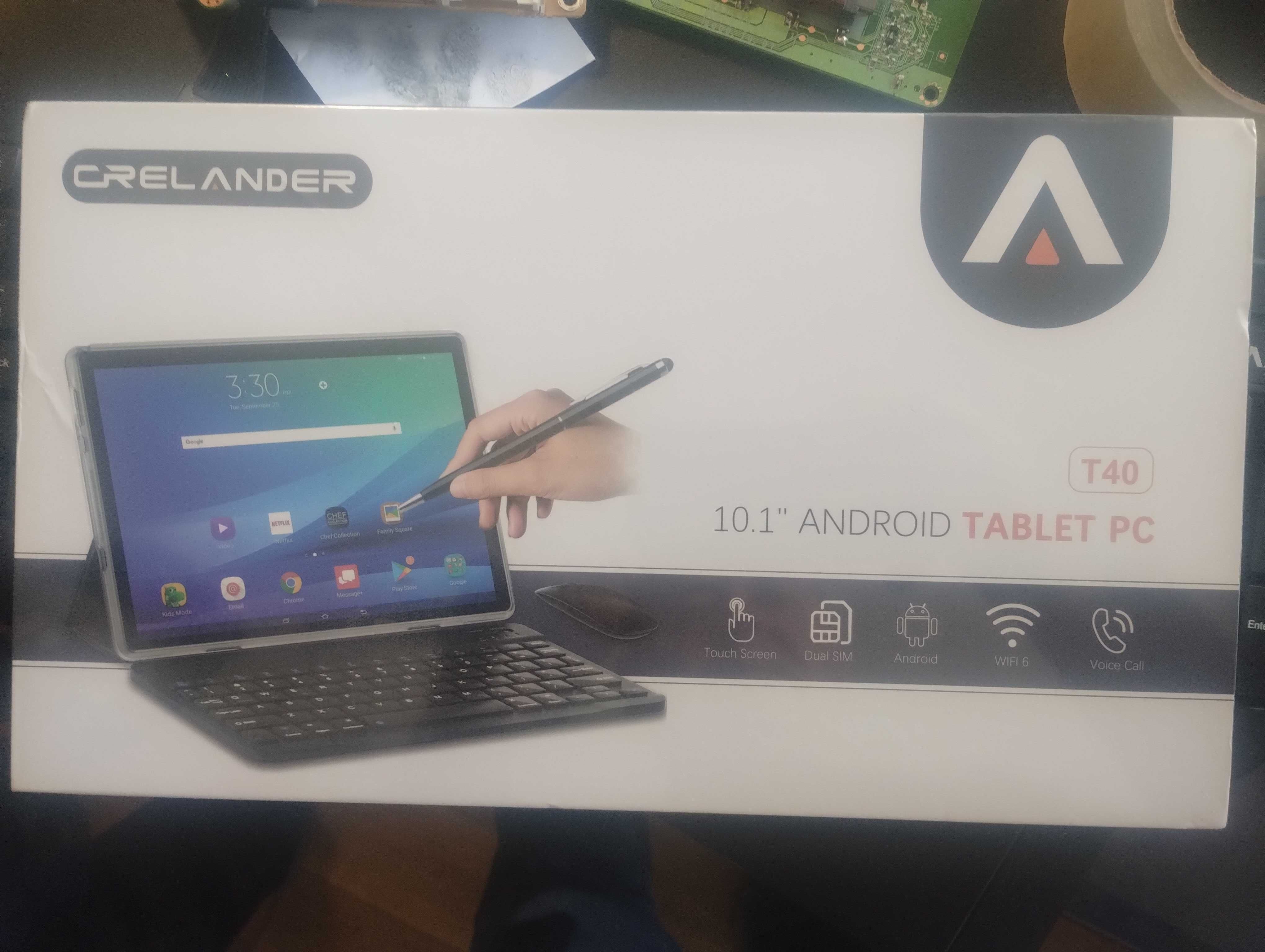 Планшет  10.1" CRELANDER T40 новий, 12/512, клавіатура, мишка, чохол