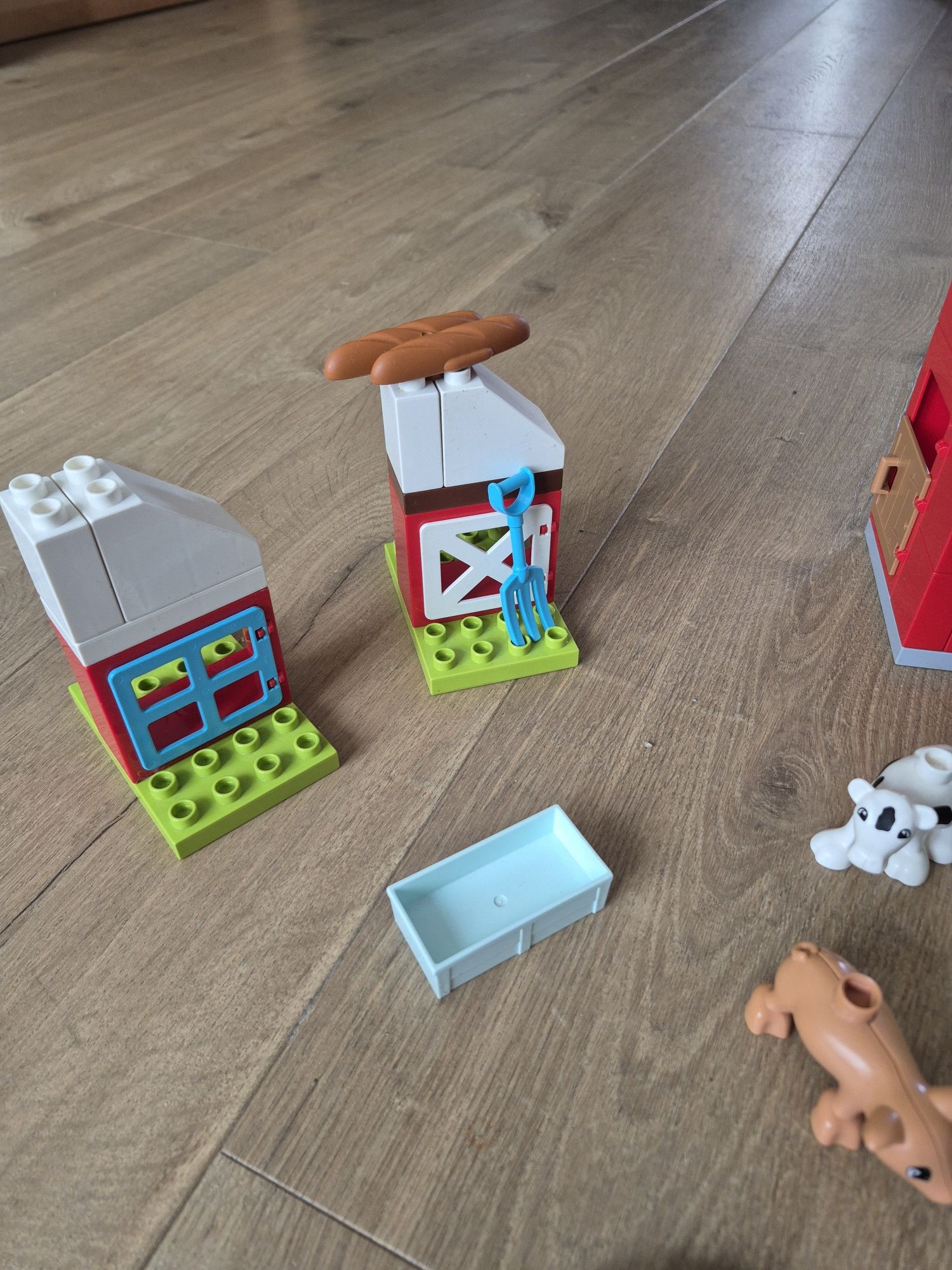 Lego duplo stodoła i traktor