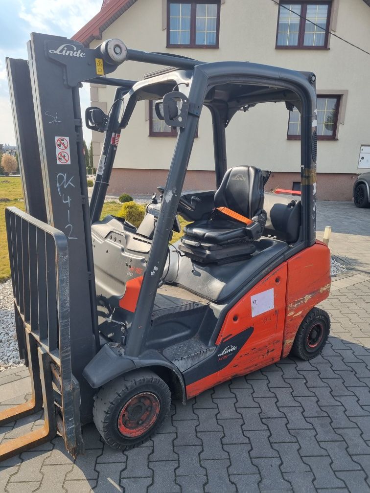 Linde H16T-01  Triplex 4.6m  2017rok (h18,h20)  Wózek Widłowy LPG