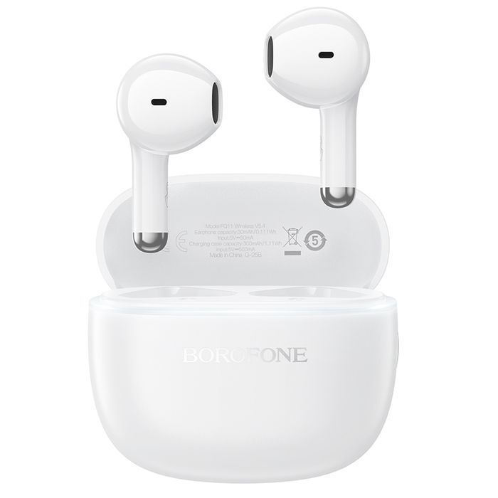 Borofone Słuchawki Bluetooth TWS FQ11 Sound białe
