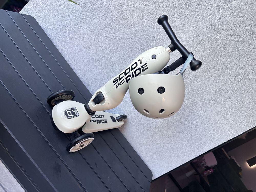 Scoot & Ride Highwaykick 1 plus kask jak nowe !