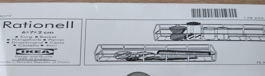 Półka na przyprawy Rationell ikea nowa