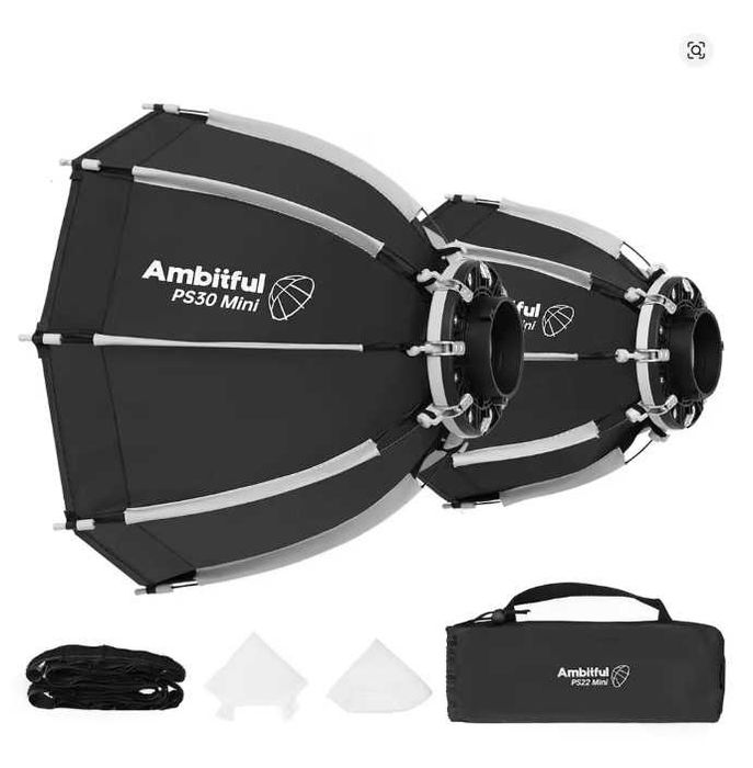 Софтбокс з сотами 30см Ambitful PS30 Mini октобокс Mini Bowens новий