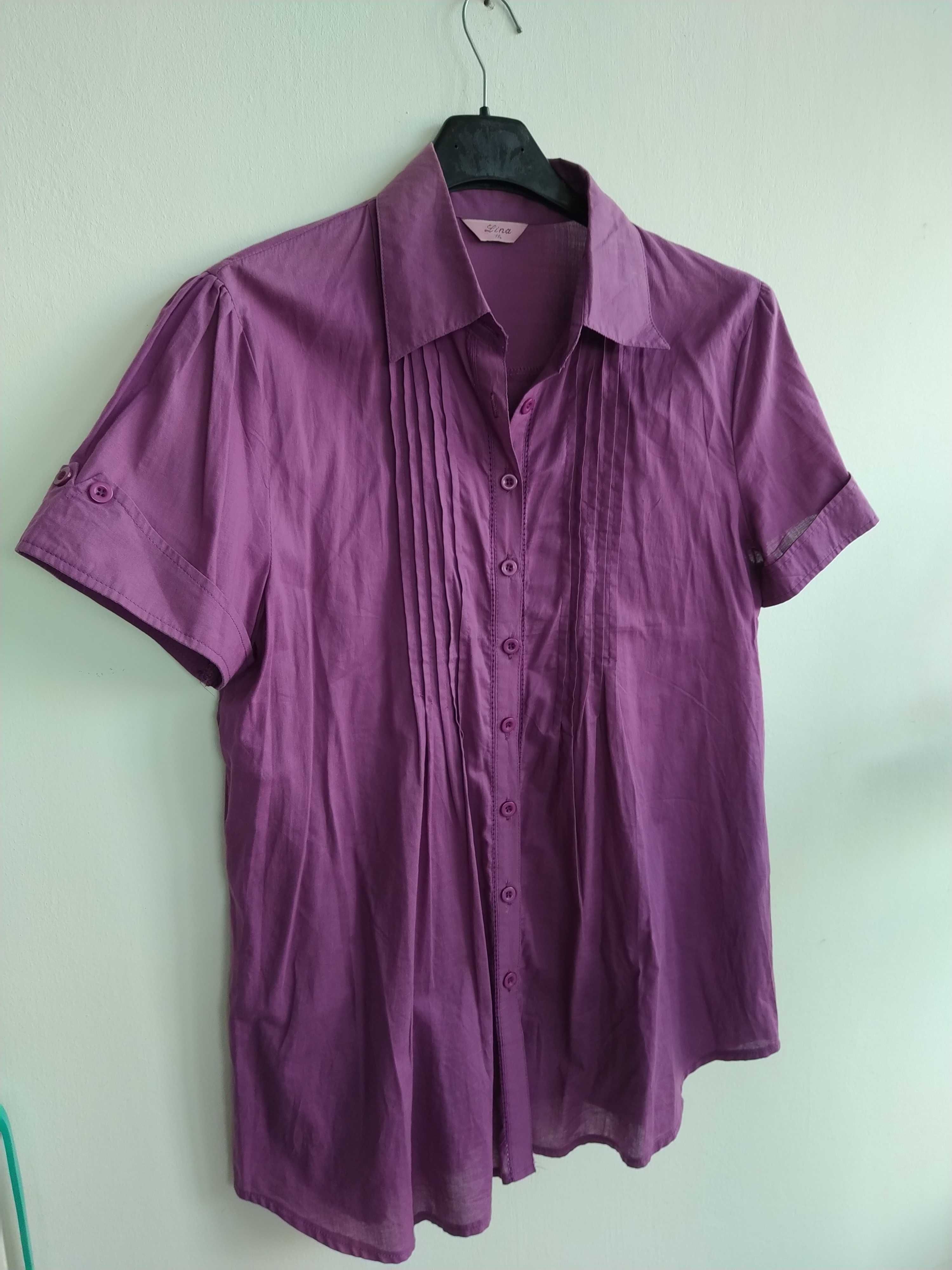 Blusa violeta, alegre e jovial - Tamanho XL / XXL