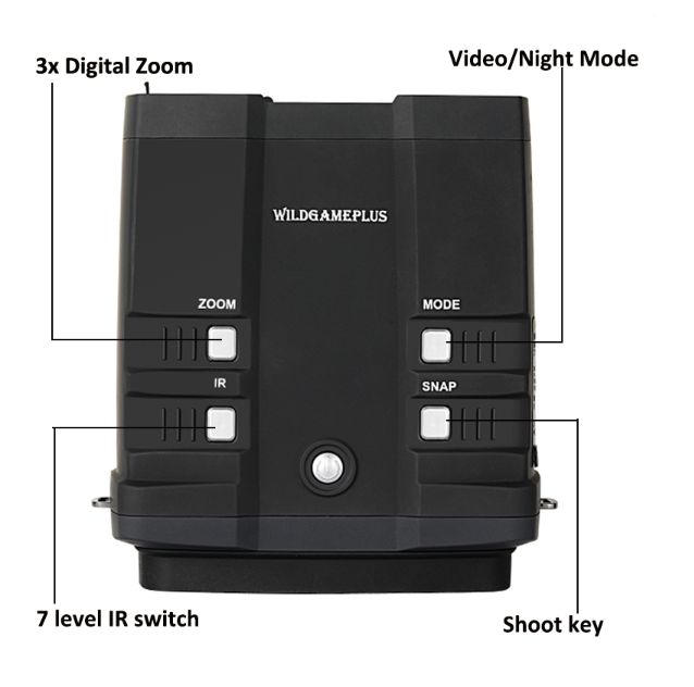 Цифровой прибор ночного видения Widgameplus WG500B 1080P HD 10.8X31