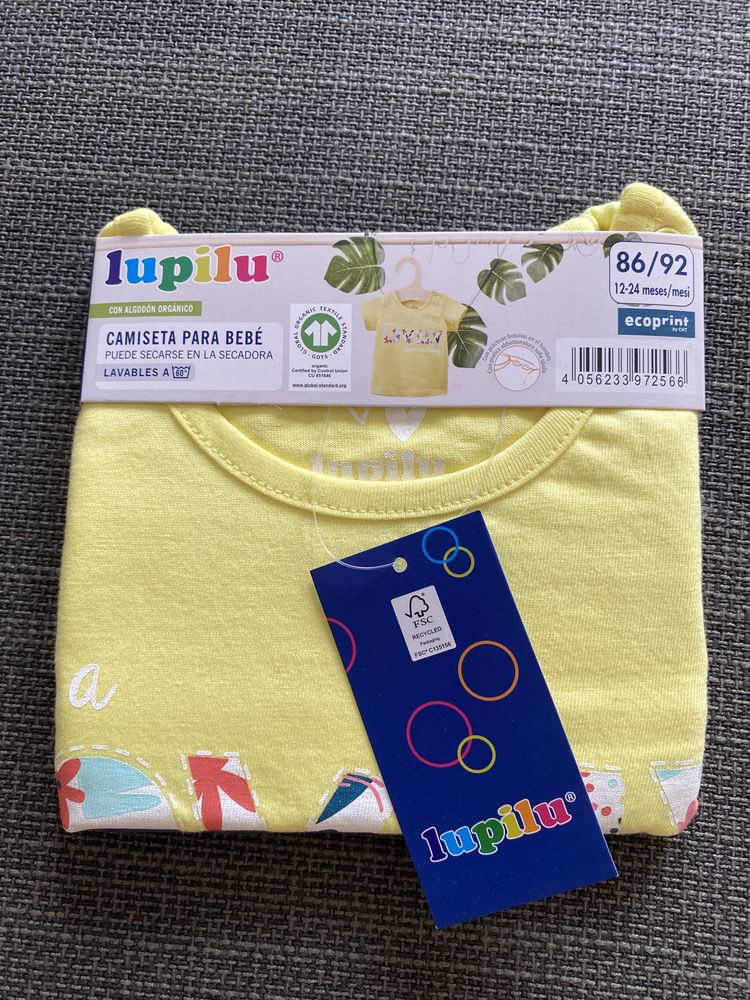 T-shirt nova 12/24 meses lupilu