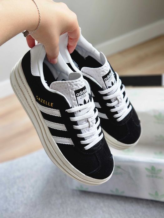 АКЦІЯ! Adidas Gazelle Bold black 37 38 39 40 41 адідас газелі