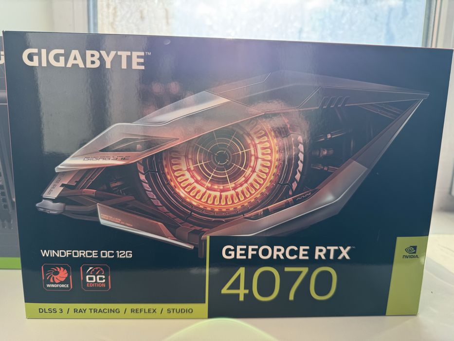 Gigabyte PCI-Ex
GeForce RTX 4070 WINDFORCE OC
12GB